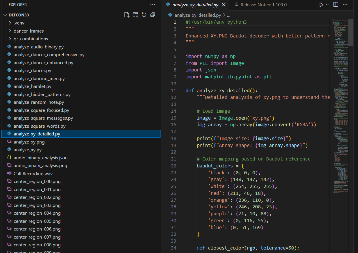 vscode screenshot